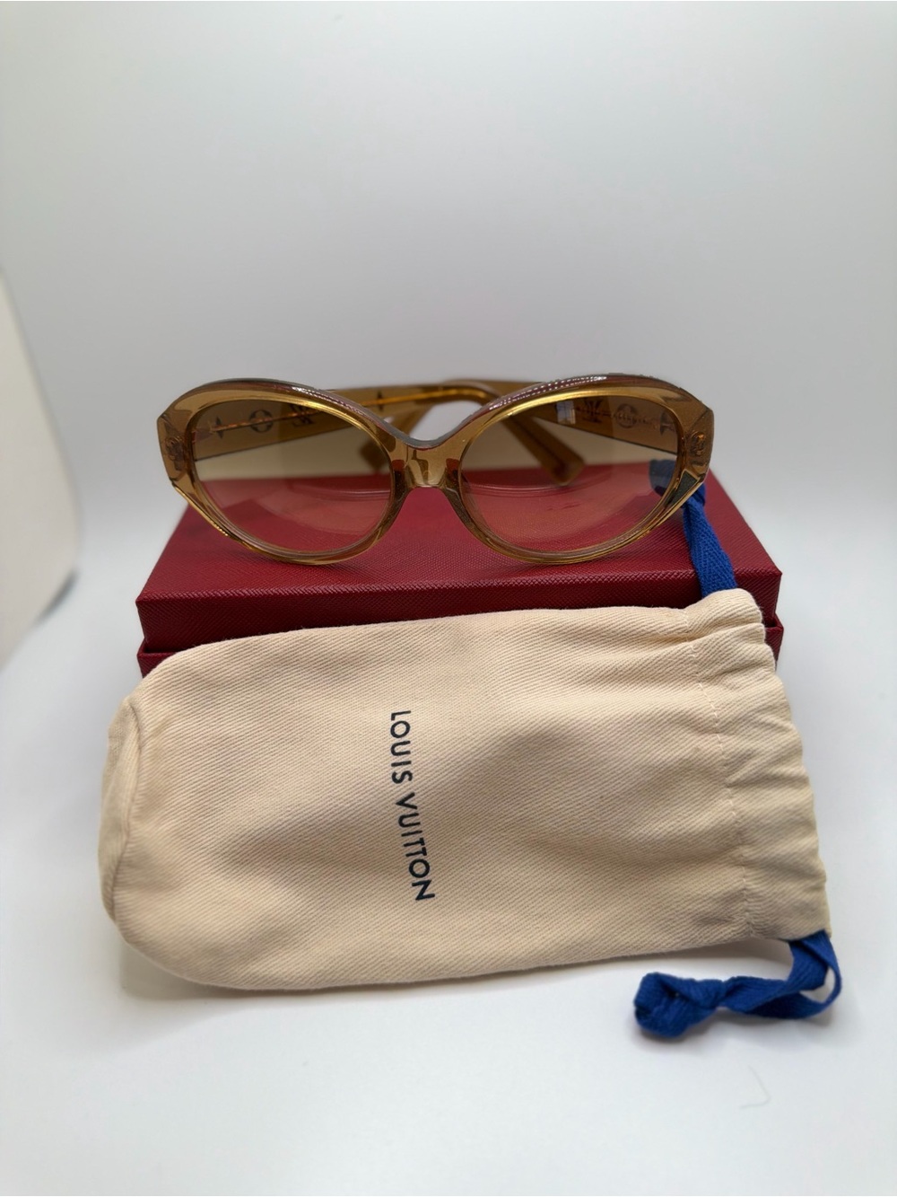Louis Vuitton Amber Brown Cat-Eye Sunglasses